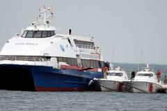 Unesený trajekt v Turecku