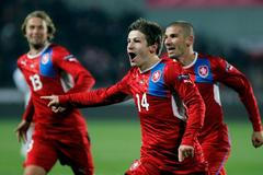 Baráž - Česko - Černá Hora (Pilař gól radost)