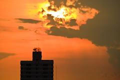 Satelity na střeše - ilustračka