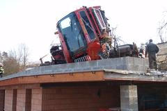 Nehoda tahače dřeva na Vsetínsku