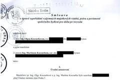 Smlouva o vyrovnání manželů Kocourkových