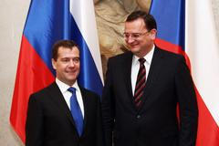 Dmitrij Medvěděv v Praze. Den druhý