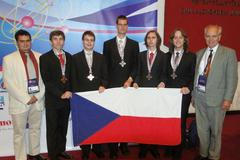 Zástupci české reprezentace na fyzikální olympiádě