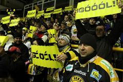 Fanoušci na hokeji v Litvínově
