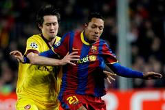 Barcelona - Arsenal: Rosický a Adriano