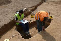 Nález hrobů z dob Přemyslovců při stavbě tunelu Blanka