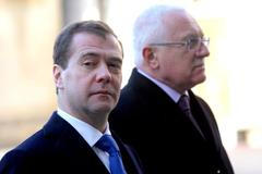 Dmitrij Medvěděv v Praze. Den druhý