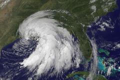 Tropická bouře Lee nad USA