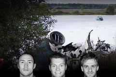 Pád letadla - čeští hokejisti