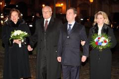 Dmitrij Medvěděv v Praze