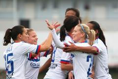 Liga mistrů žen: AC Sparta - Lyon (radost)