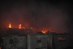 V Brništi shořel dům, zbyly jen základy