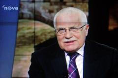 Klaus bilancuje v TV Nova