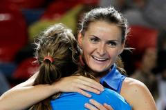 Fed Cup: Belgie - Česká republika (Benešová, Záhlavová-Strýcová)