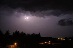 Bouřka - Vyškov - blesk