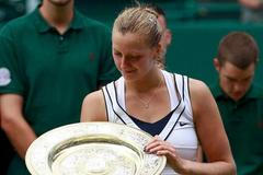 Wimbledon, finále žen: Petra Kvitová (talíř)