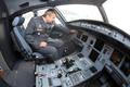 Pilotní kabina v airbusu