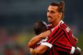 Superpohár: Zlatan Ibrahimovič a Clarence Seedorf (AC Milán)