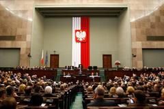 Polský parlament se poprvé sešel v novém složení