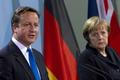 Německo: Kancléřka Merkelová a britský premiér Cameron