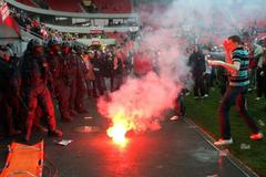 Protest fanoušků Slávie