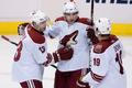 Český hokejista Radim Vrbata v dresu Phoenixu Coyotes v NHL 2011/12.