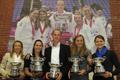 české tenistky slaví Fed Cup (Peschkeová, hradecká, pála, kvitová, šafářová)