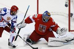 MS 2011: Česko - Rusko (Kajgorodov - Pavelec - zákrok)
