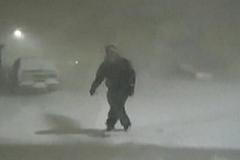 Aljašku zasáhla prudká sněhová bouře