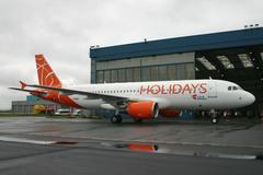 Nový Aibus A320 charterové firmy Holidays Czech Airlines