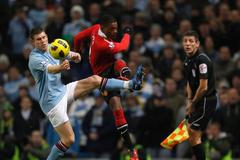 Manchester derby (Evra, Milner)