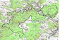 Hranice Národního parku Křivoklátsko - mapa