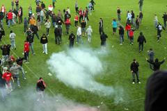 Protest fanoušků Slavie