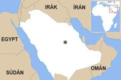 Saúdská Arábie - slepá mapa