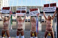 Proti prostituci na Euru (FEMEN)