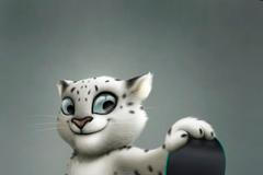 Maskoti ZOH v Soči: Sněžný levhart