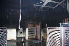 Požár pece na plasty v Drnovicích na Zlínsku