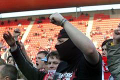 Protest fanoušků Slávie