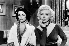 Jane Russellová s Marilyn Monroe ve slavném filmu "Páni mají radši blondýnky"