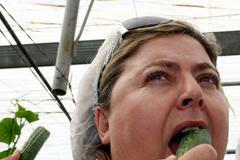 Španělská ministryně baští okurky