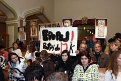 Demonstrace za Slovanskou Epopej