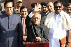 Indický ministr financí Pranáb Mukherdží