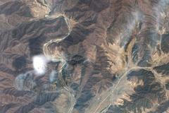 Satelitní snímek pracovního tábora v KLDR