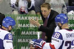 Slovensko - Německo (porada na střídačce)