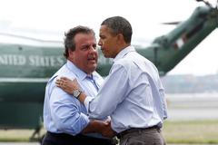 Chris Christie a Barack Obama