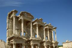 Turecko - Ephesus, pozůstatky knihovny