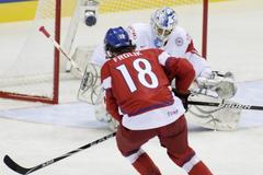 Česko - Dánsko, Frolík dává gól