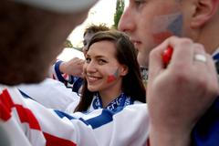 MS v hokeji 2011: pomalované tváře fanoušků