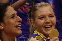 Prostějovské volejbalistky vybojovaly třetí titul v řadě