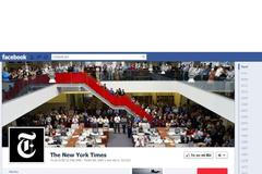 Nová podoba facebookové stránky New York Times